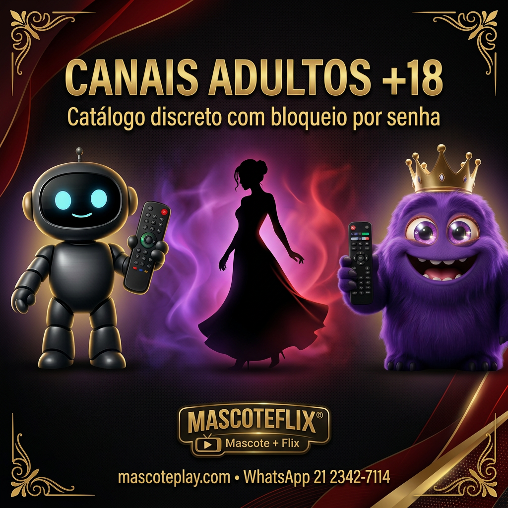 Conteúdo Adulto +18 — Privacidade com PIN — Mascote Premium 4K