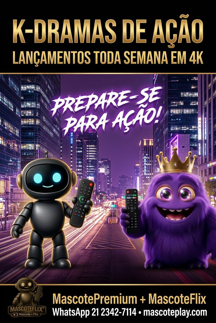 K-Dramas de Ação — Lançamentos Toda Semana em 4K — Mascote Premium
