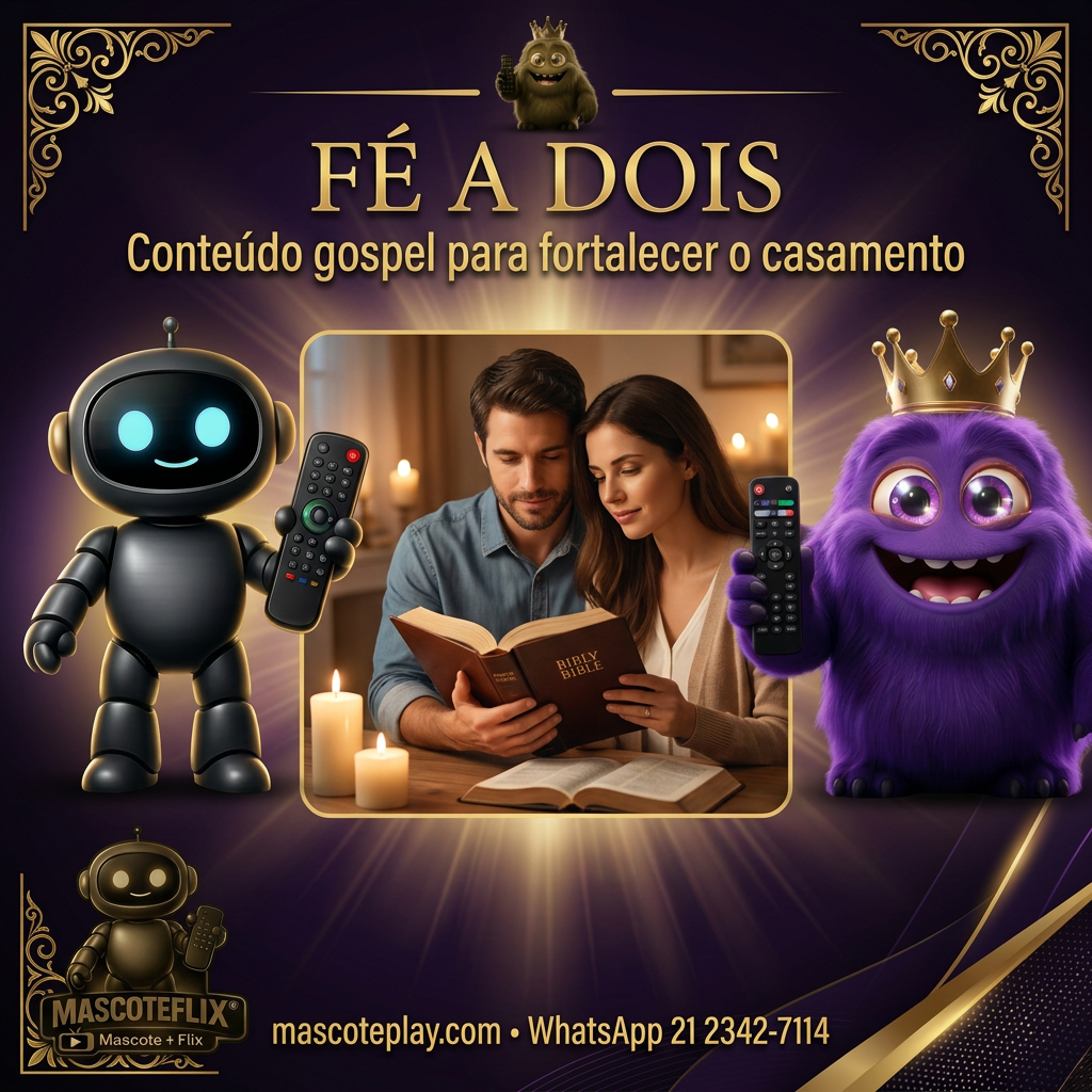 Filmes Gospel para Casal — Catálogo Completo em 4K — Mascote Premium