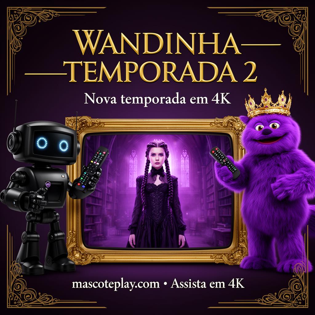 Wandinha — Temporada 2 — Já disponível em 4K — MascotePremium + MascoteFlix