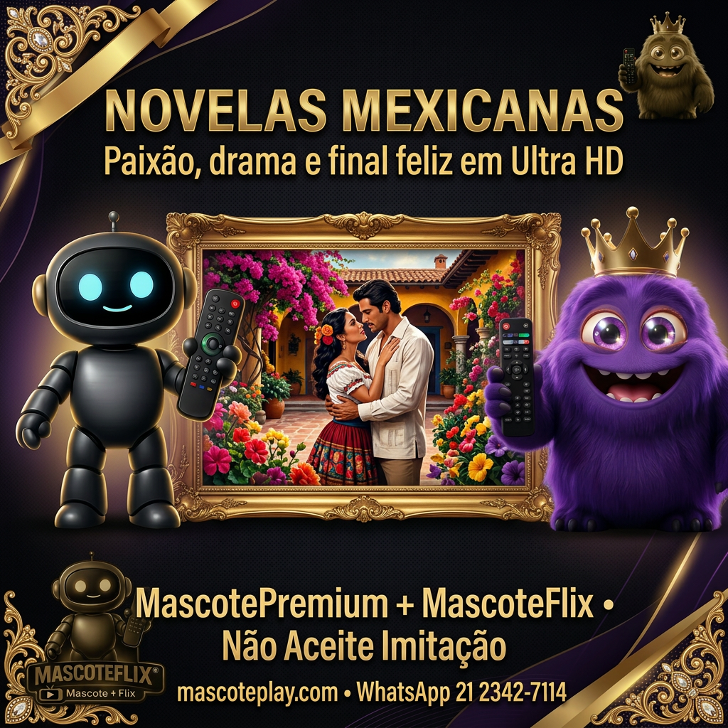 Novelas Mexicanas — Clássicos e Sucessos em 4K — Mascote Premium