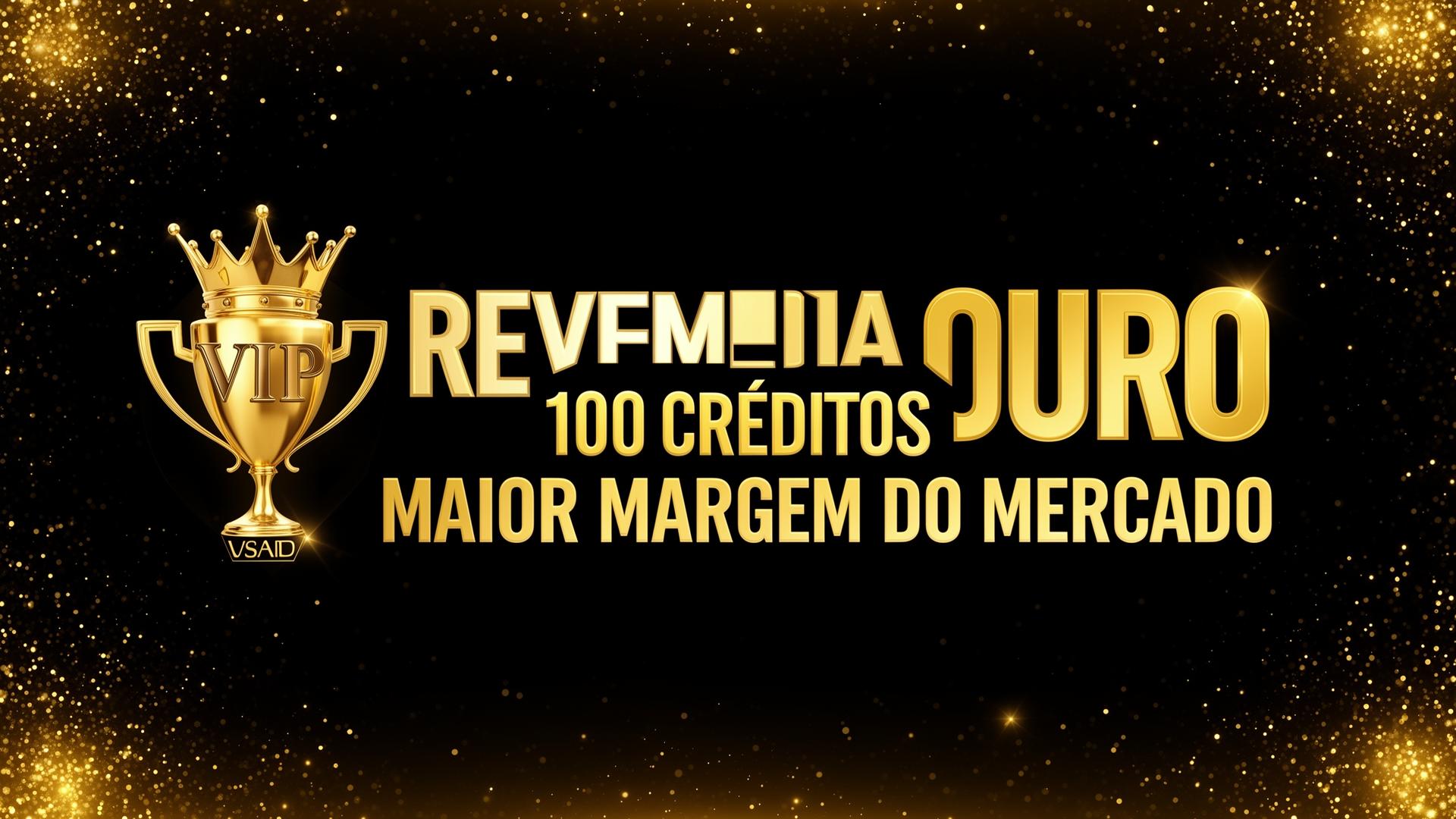 Revenda Ouro — 100 créditos com a maior margem do mercado
