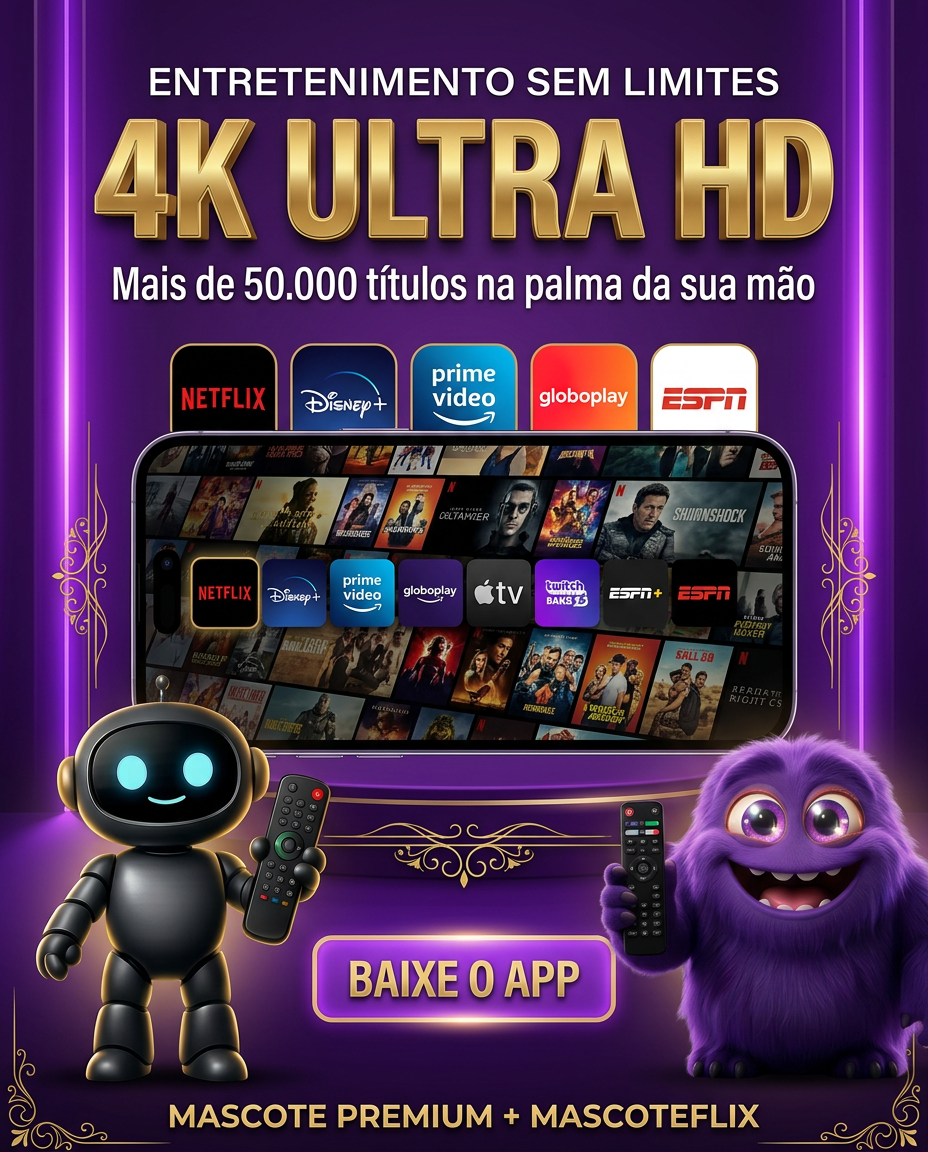 4K Ultra HD — 50 mil títulos — MascotePremium + MascoteFlix